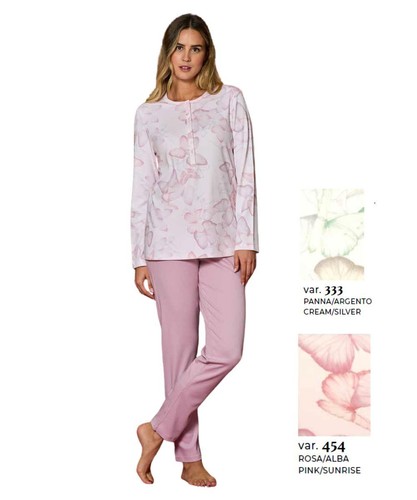 Pigiama donna serafino in - donna,
