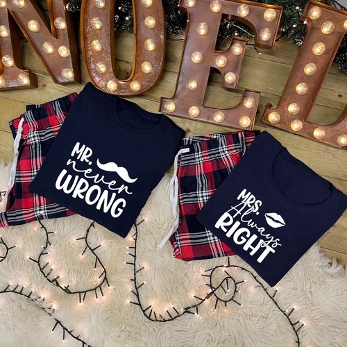 Pigiama natale coppie mr - -,
