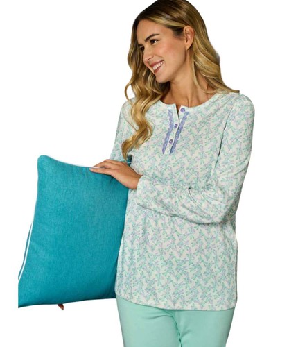 Pigiama donna serafino in - pigiama,
