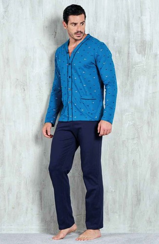 Pigiama uomo aperto jersey - uomo,