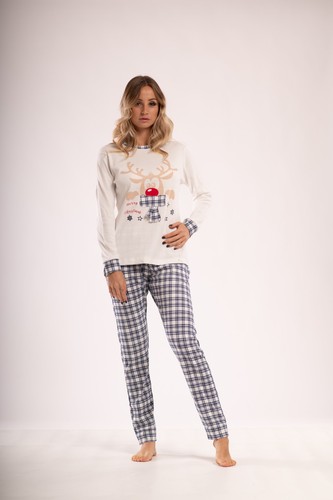 Pigiama donna caldo cotone - pigiama,