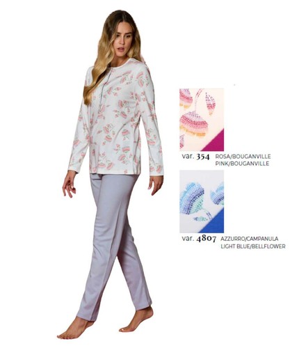 Pigiama donna serafino - donna, in