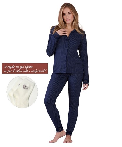Pigiama donna aperto - , jersey