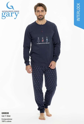 Pigiama uomo jersey di - jersey,