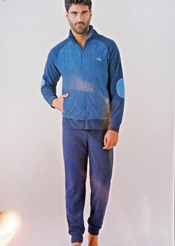 Pigiama uomo pile full - pile, zip