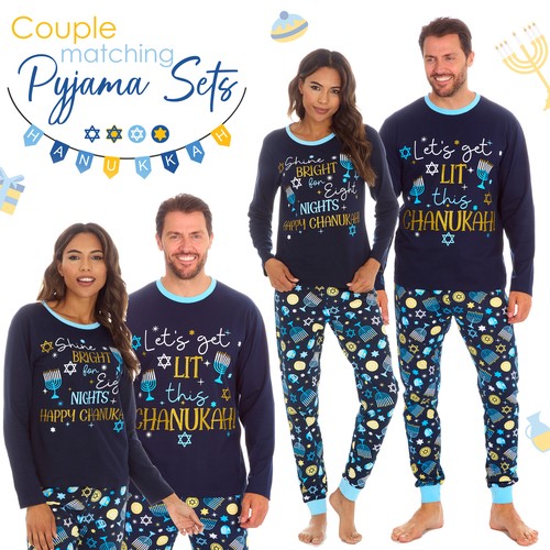 Pigiama hanukkah coppia - hanukkah,