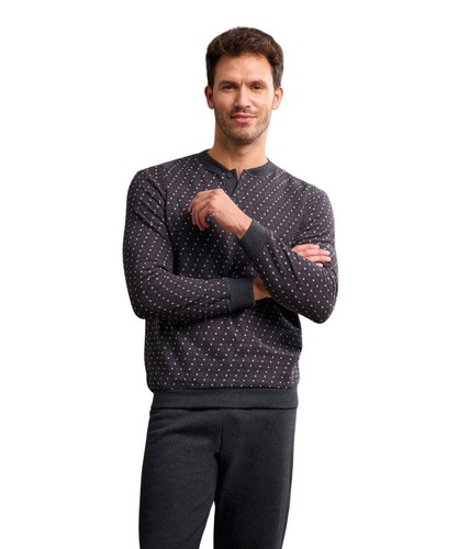 Pigiama uomo caldo jersey - pigiama,